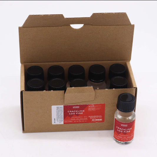 Crackling Log Fire Fragrance Oil 10ml - Vivid Aromas UK