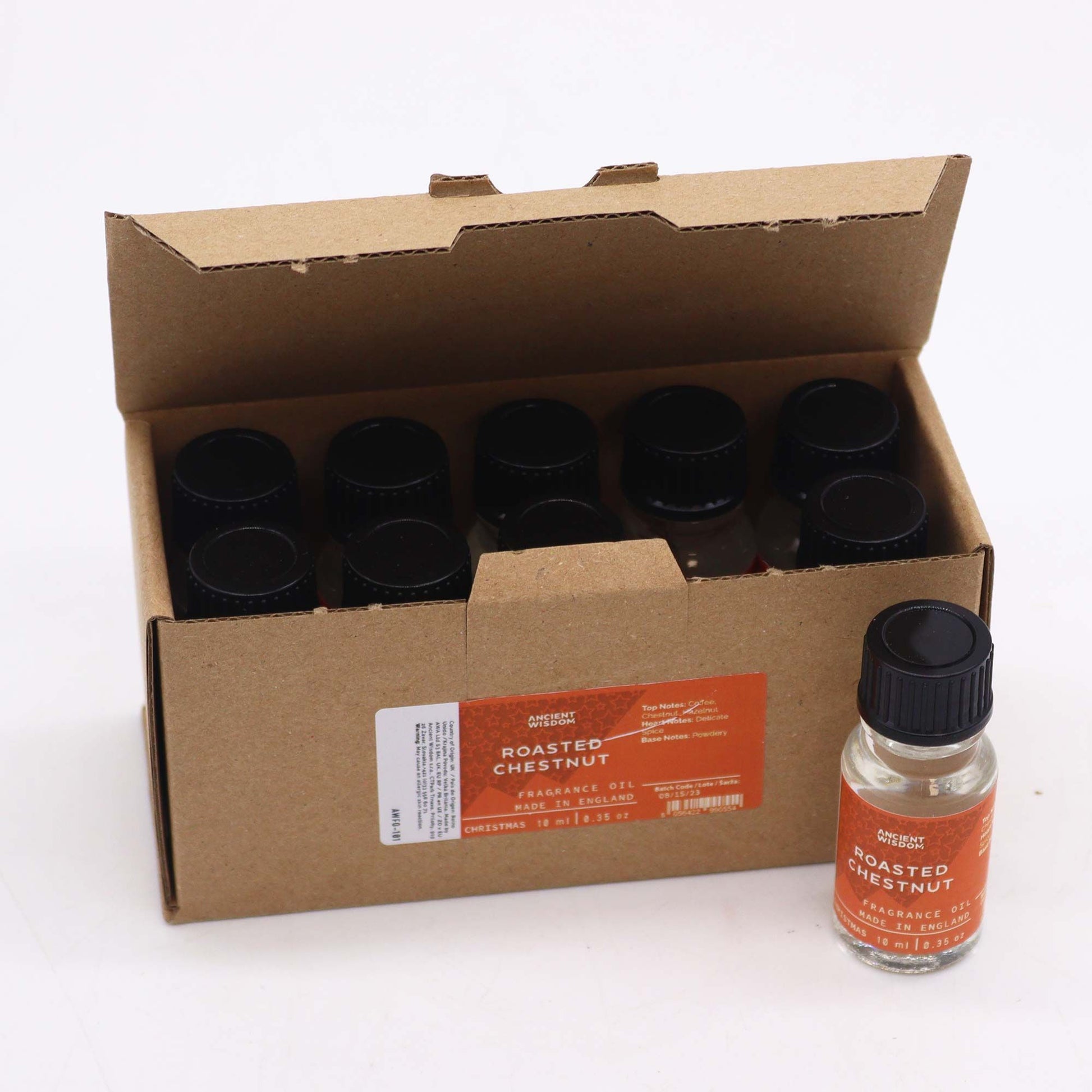 Roasted Chestnut Fragrance Oil 10ml - Vivid Aromas UK