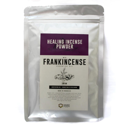 Healing Incense Powder - Frankincense 100gm - Vivid Aromas UK
