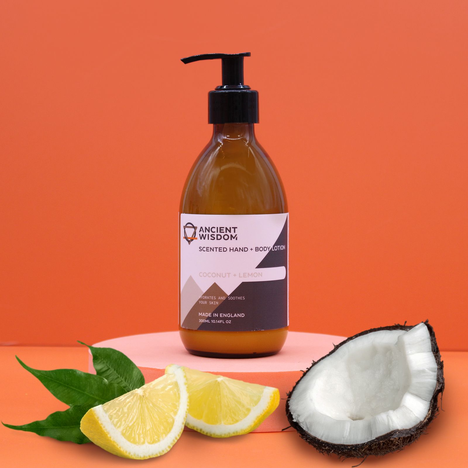 Coconut & lemon Lotion 300ml - Vivid Aromas UK