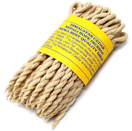 Pure Herbs Cedar Rope Incense - Vivid Aromas UK