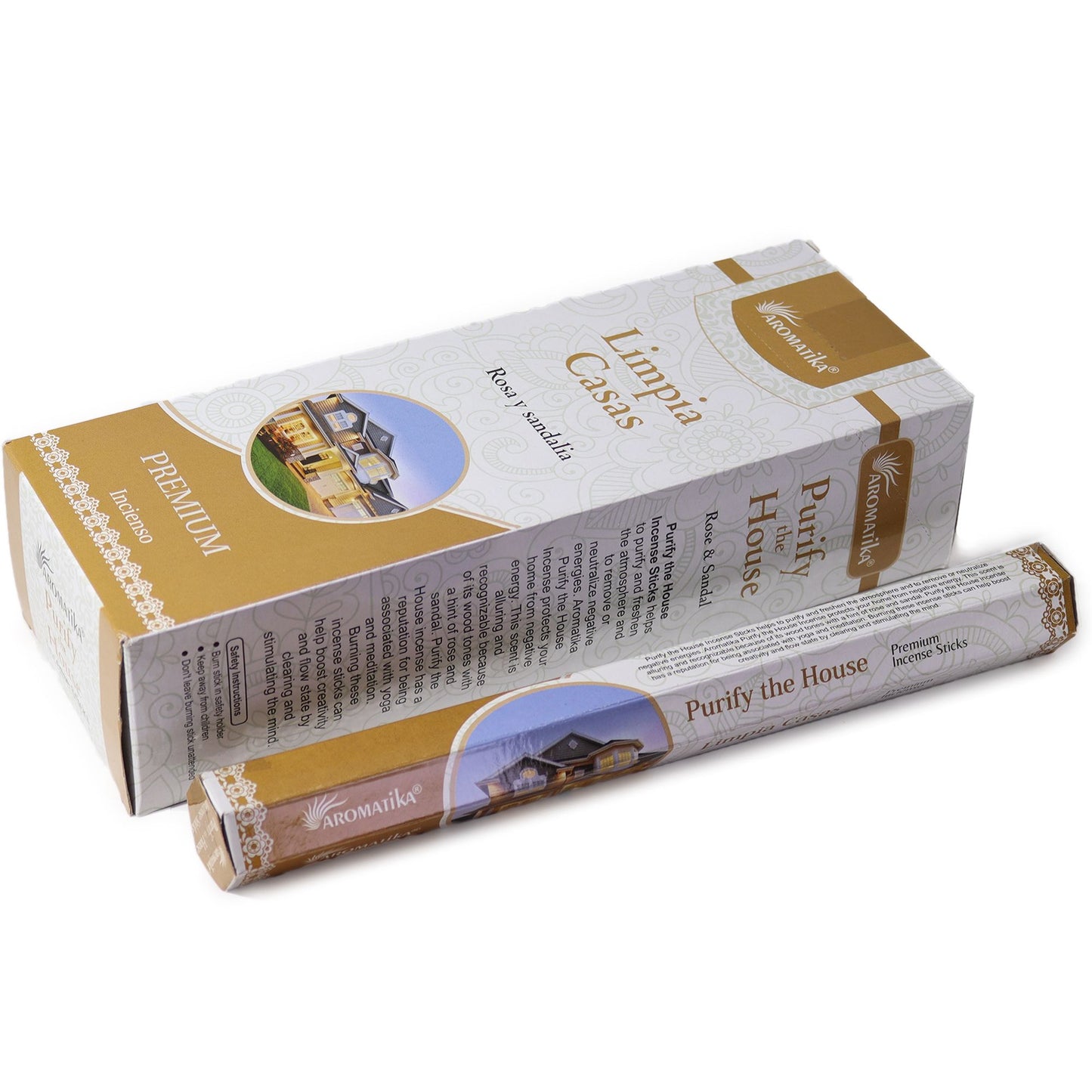 Aromatika Charcoal Free Hex Incense - Purify the House - Vivid Aromas UK
