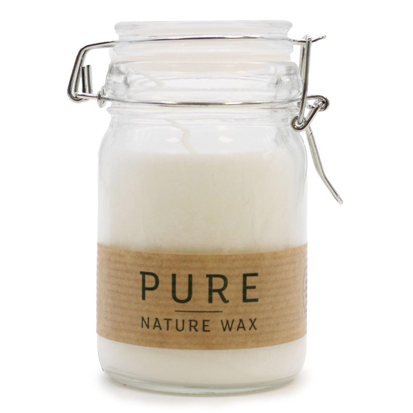 Pure Olive Wax Jar Candle 120x70 - White - Vivid Aromas UK
