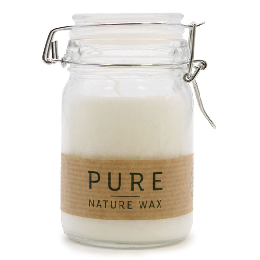 Pure Olive Wax Jar Candle 120x70 - White - Vivid Aromas UK