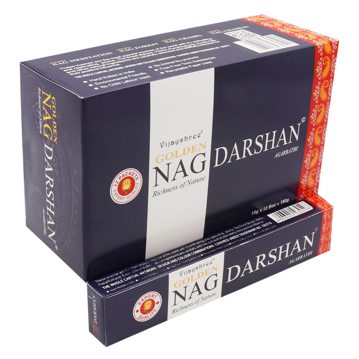 15g Golden Nag - Darshan Incense - Vivid Aromas UK