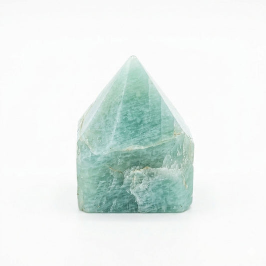 Gemstone Top Polished Points - Indian Amazonite (approx 5-6 pieces) - Vivid Aromas UK