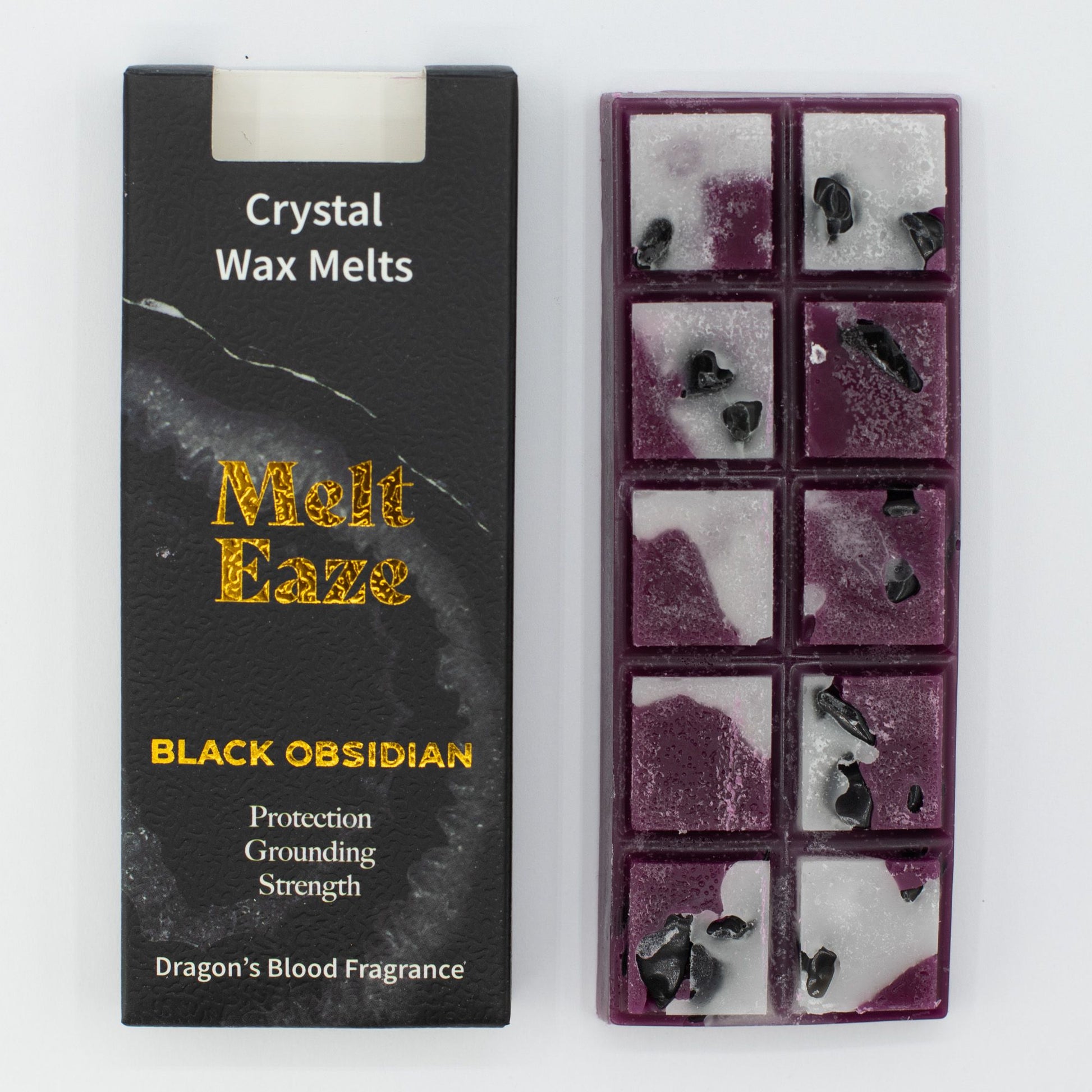 MeltEaze Wax Melts 50g - Obsidian Shield - Dragons Blood - Vivid Aromas UK