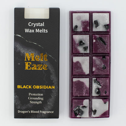 MeltEaze Wax Melts 50g - Obsidian Shield - Dragons Blood - Vivid Aromas UK