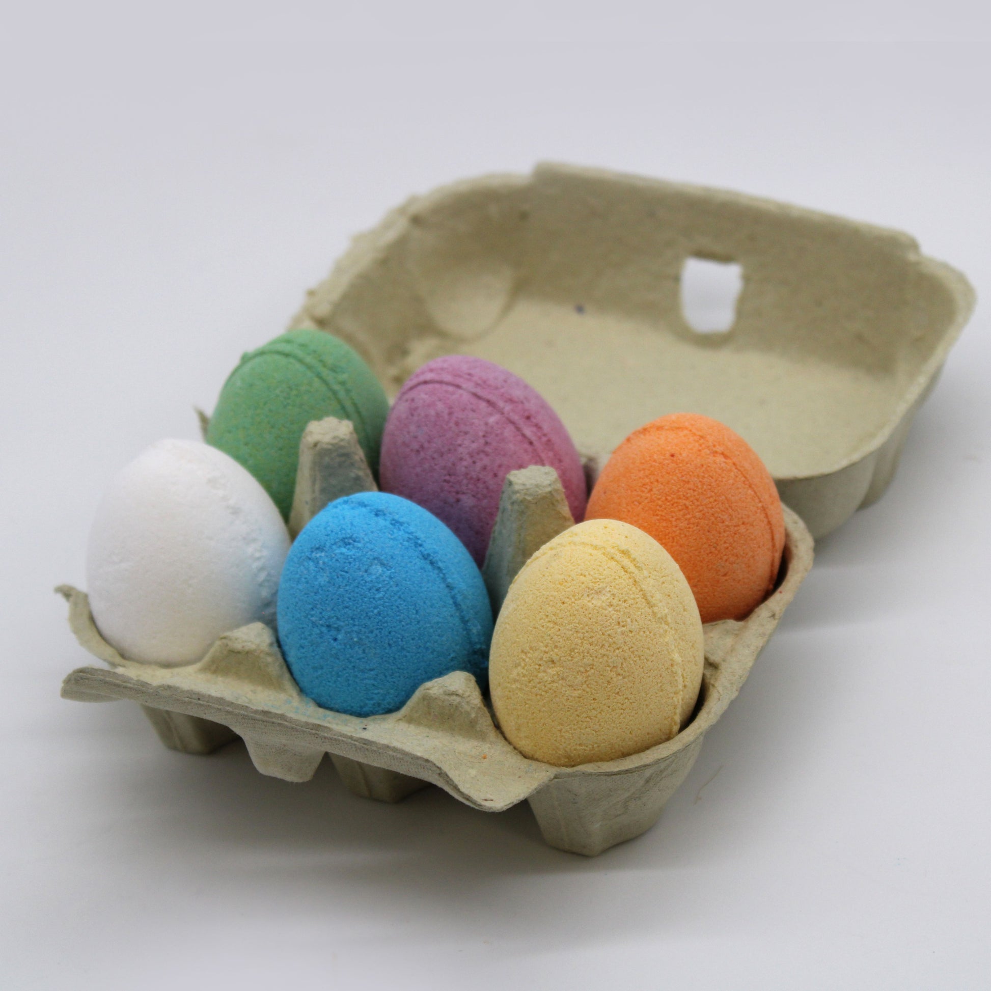 6 Bath Eggs in a Tray - Banana - Vivid Aromas UK