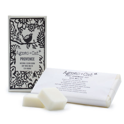 Agnes + Cat Box of 8 Wax Melts - Provence - Vivid Aromas UK