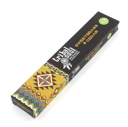 Tribal Soul Incense Sticks- Sweet Grass + Cedar - Vivid Aromas UK