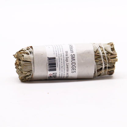 Smudge Stick - White Sage, Lavender and Mullein - Vivid Aromas UK