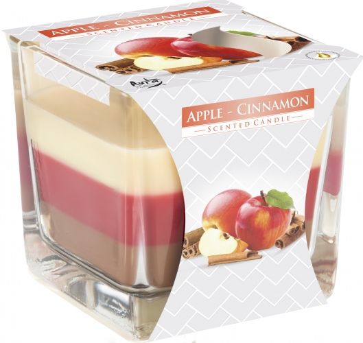 Rainbow Jar Candle - Apple and Cinnamon - Vivid Aromas UK