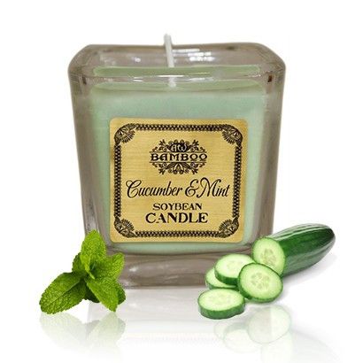 Soybean Jar Candles - Cucumber & Mint - Vivid Aromas UK