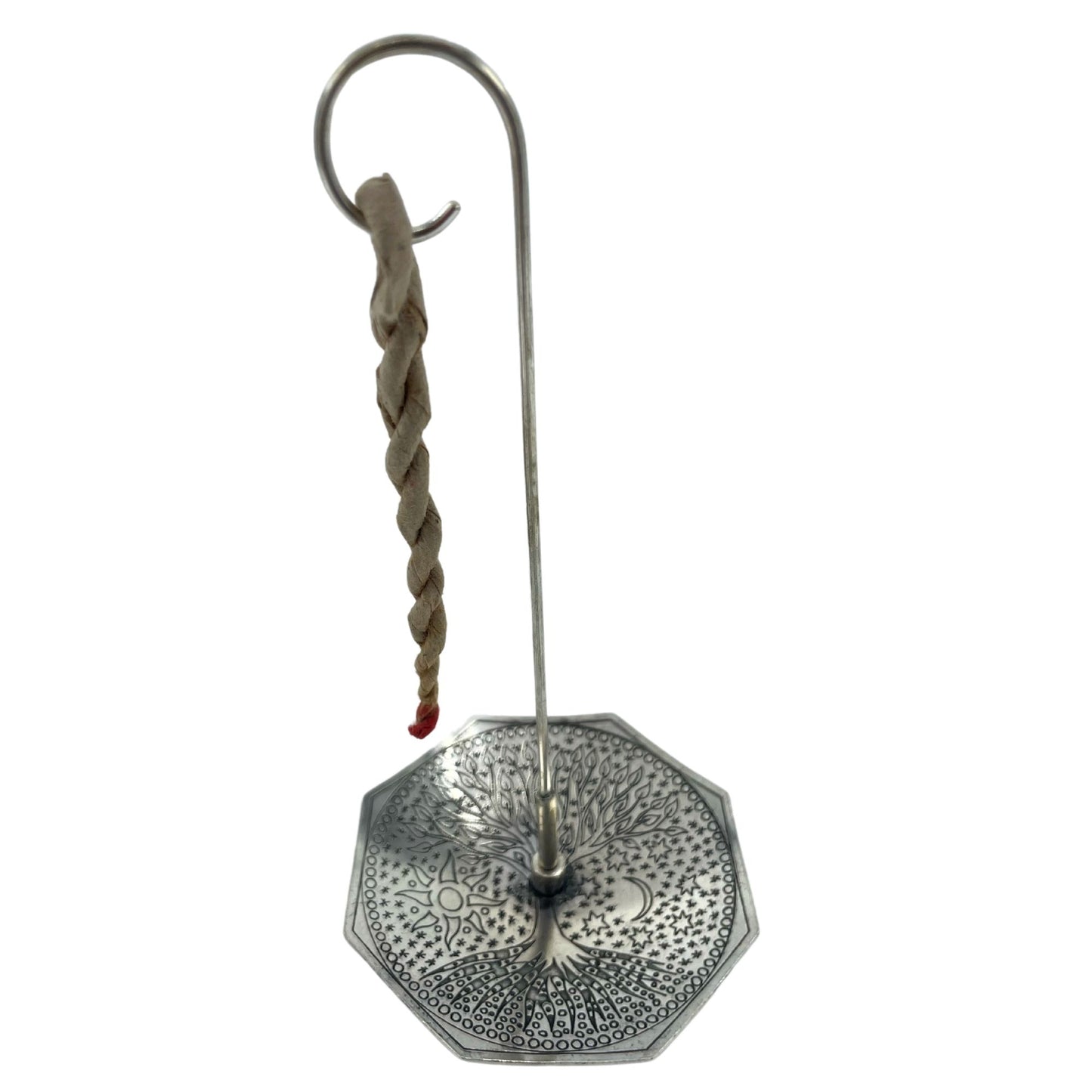 Rope Incense and Silver Plated Holder Set - Tree of Life - Vivid Aromas UK