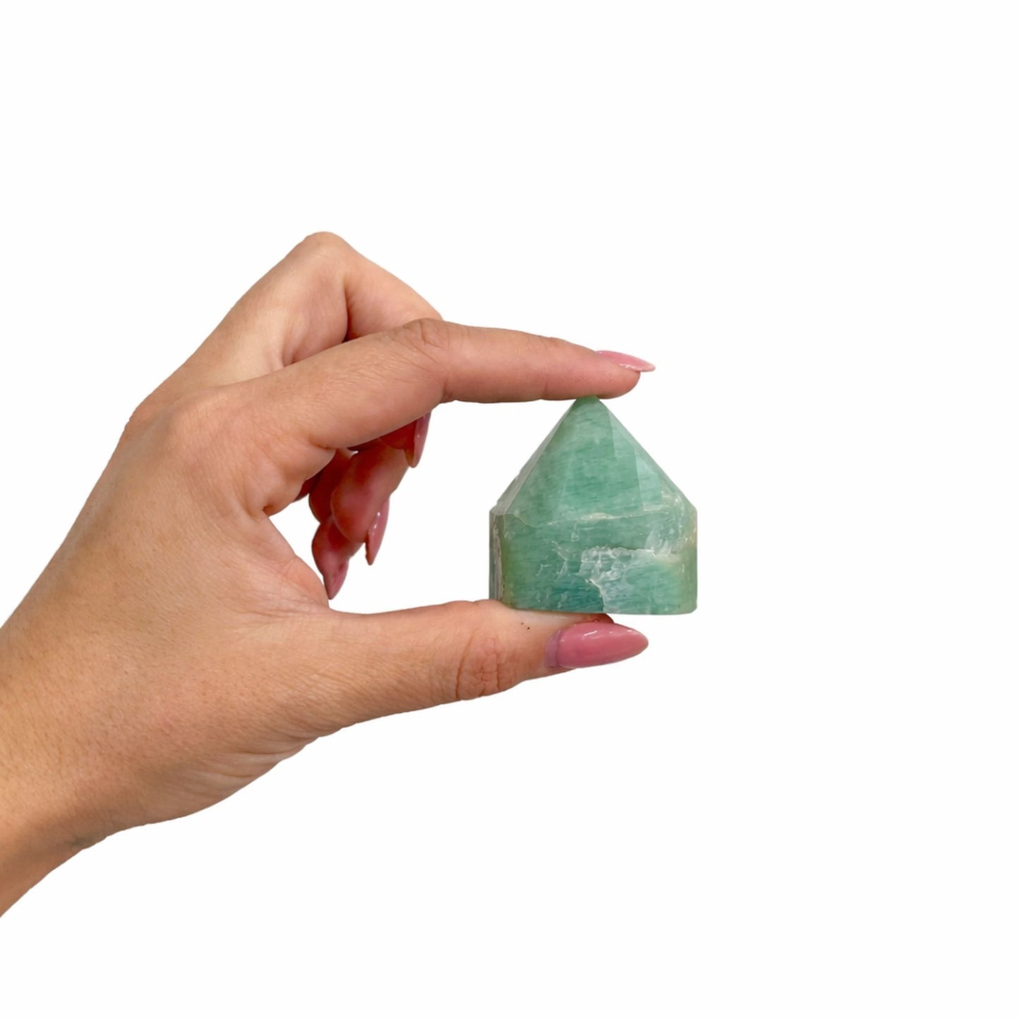 Gemstone Top Polished Points - Indian Amazonite (approx 5-6 pieces) - Vivid Aromas UK