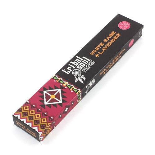 Tribal Soul Incense Sticks - White Sage + Lavender - Vivid Aromas UK