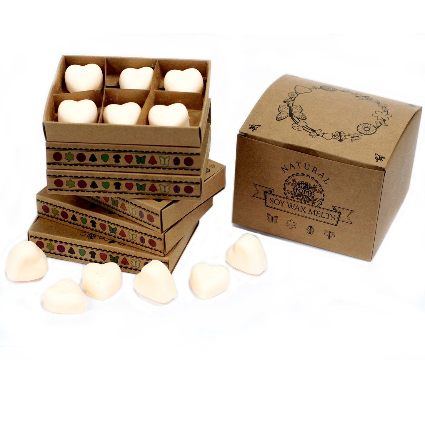 Box of 6 Wax Melts - Cinnamon & Orange - Vivid Aromas UK