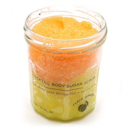 Fragranced Sugar Body Scrub - Peach Sangria 300g - Vivid Aromas UK