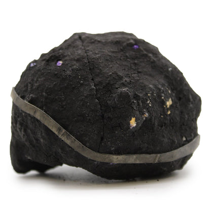 Coloured Calsite Geodes - Black Rock - Purple - Vivid Aromas UK