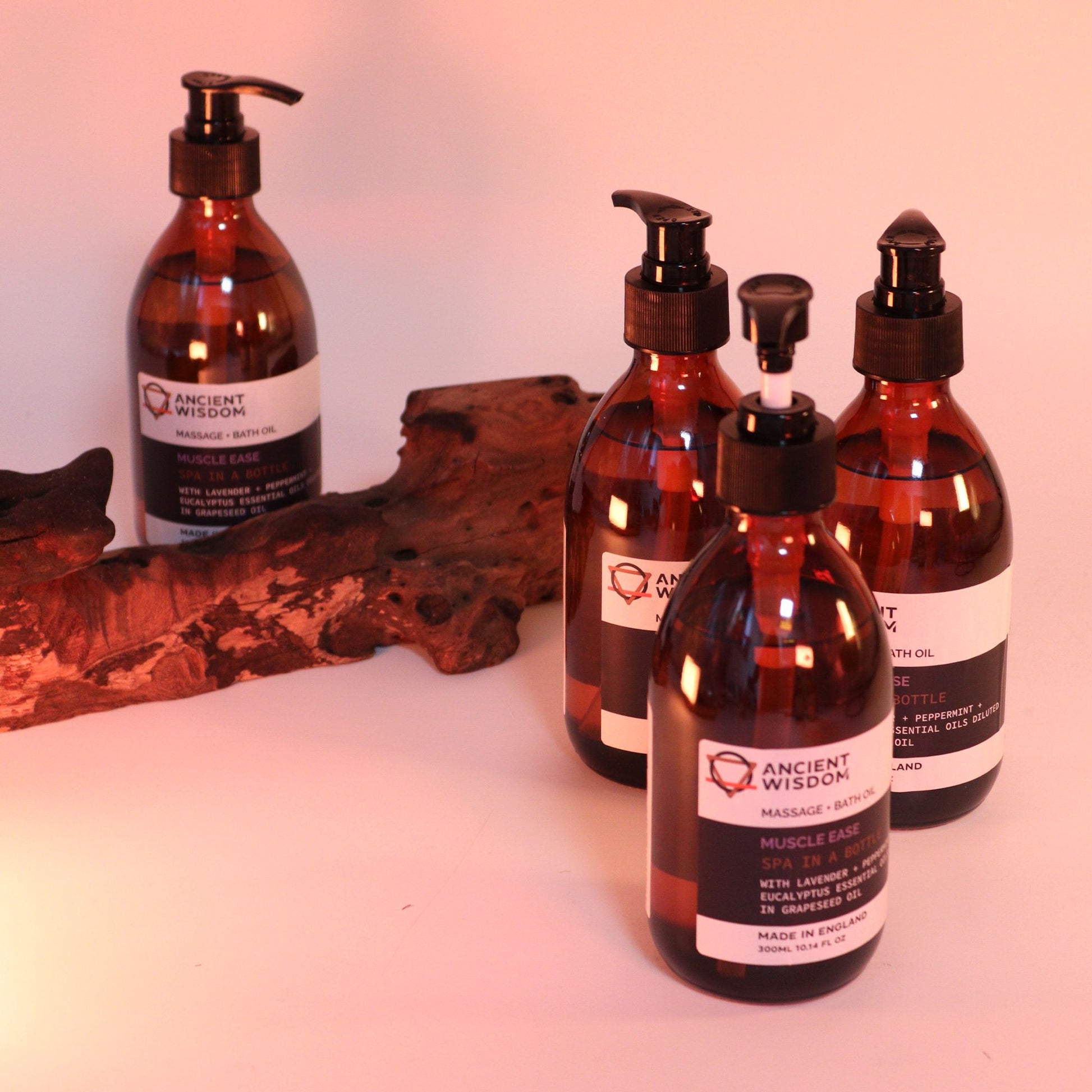Aromatherapy Massage and Bath Oil - Sensual 300ml - Vivid Aromas UK