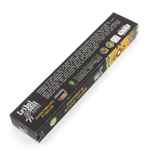 Tribal Soul Incense Sticks- Sweet Grass + Cedar - Vivid Aromas UK