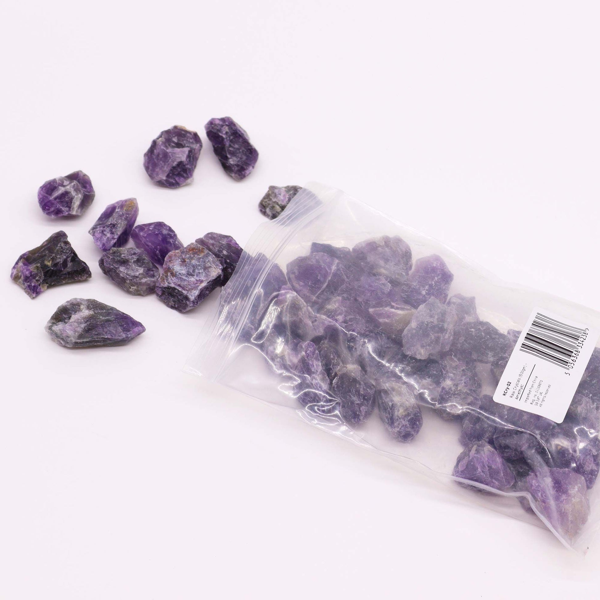 Raw Crystals (500gm) - Amethyst - Vivid Aromas UK