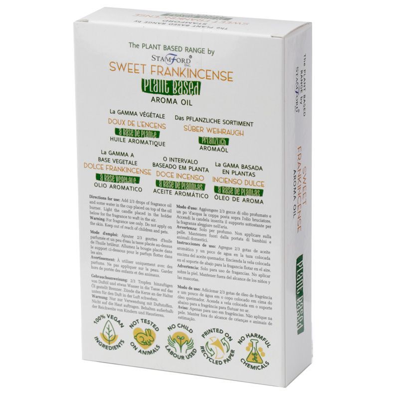 Plant Based Aroma Oil - Sweet Frankincense - Vivid Aromas UK