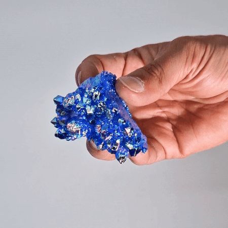 Med Enhanced Quartz - Aura Aqua Halo Quartz - Vivid Aromas UK
