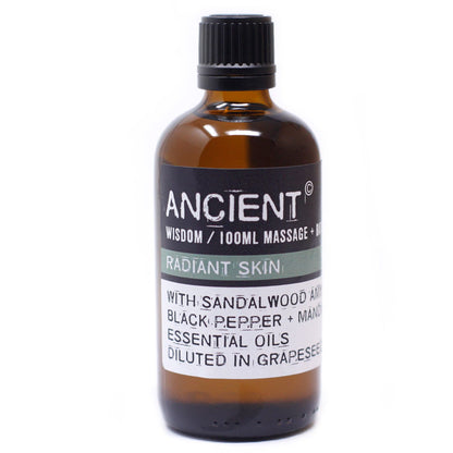 Radiant Skin Massage Oil - 100ml - Vivid Aromas UK