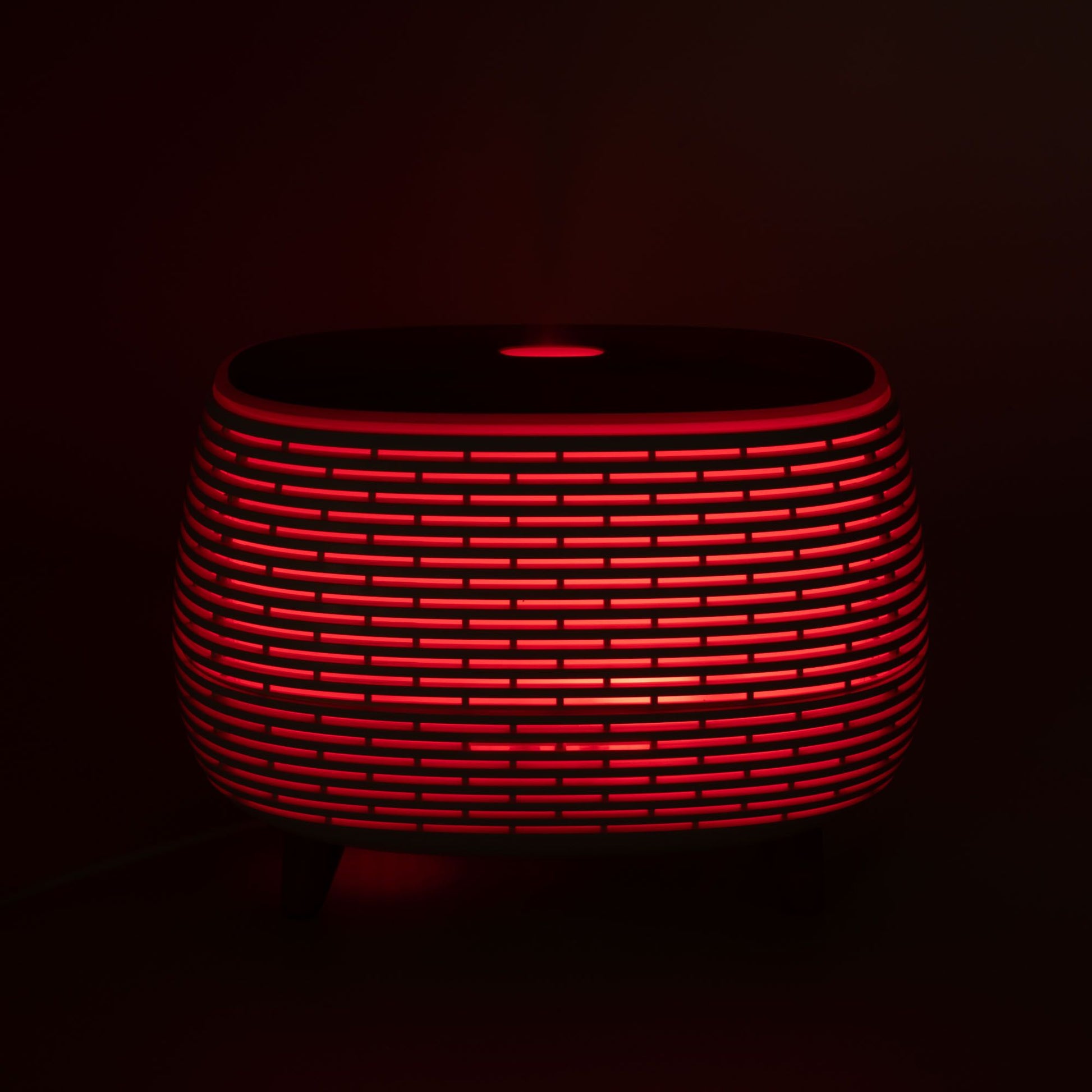 Futuristic Ribbed Aroma Diffuser with Colour-Changing Light - Vivid Aromas UK