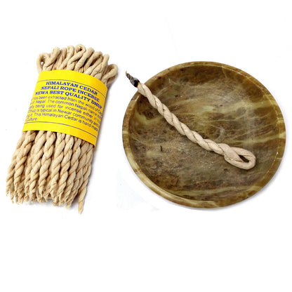 Pure Herbs Cedar Rope Incense - Vivid Aromas UK