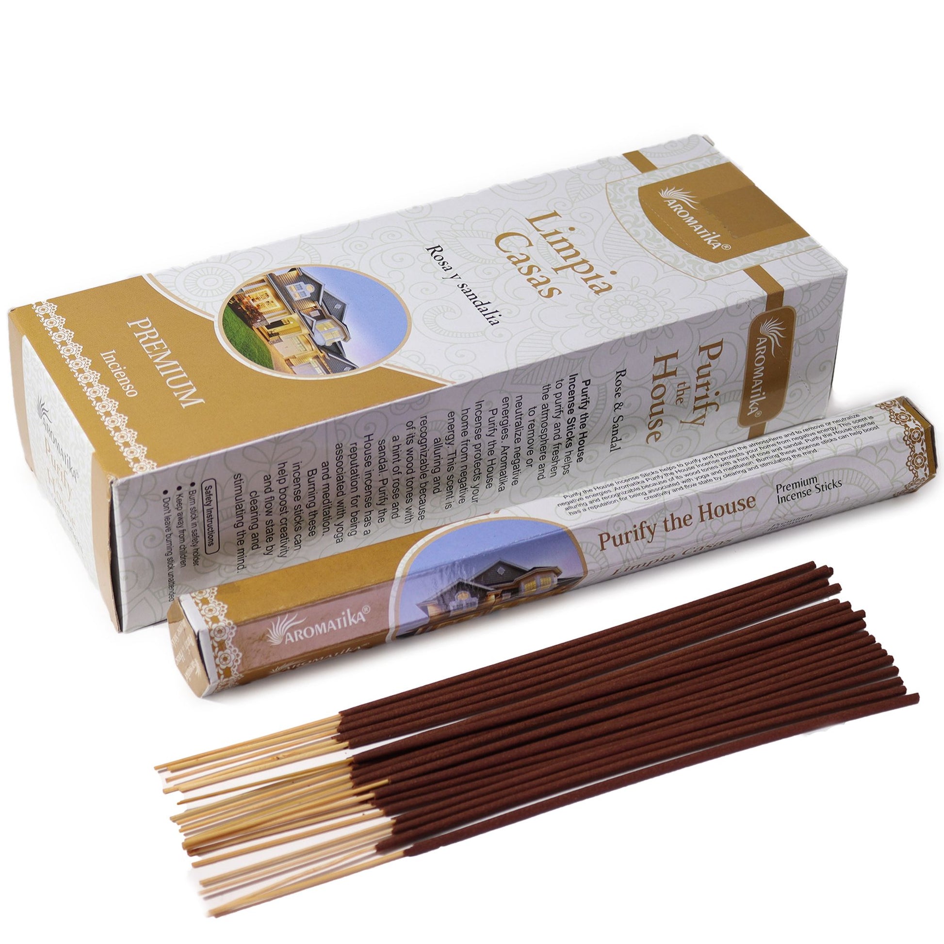 Aromatika Charcoal Free Hex Incense - Purify the House - Vivid Aromas UK
