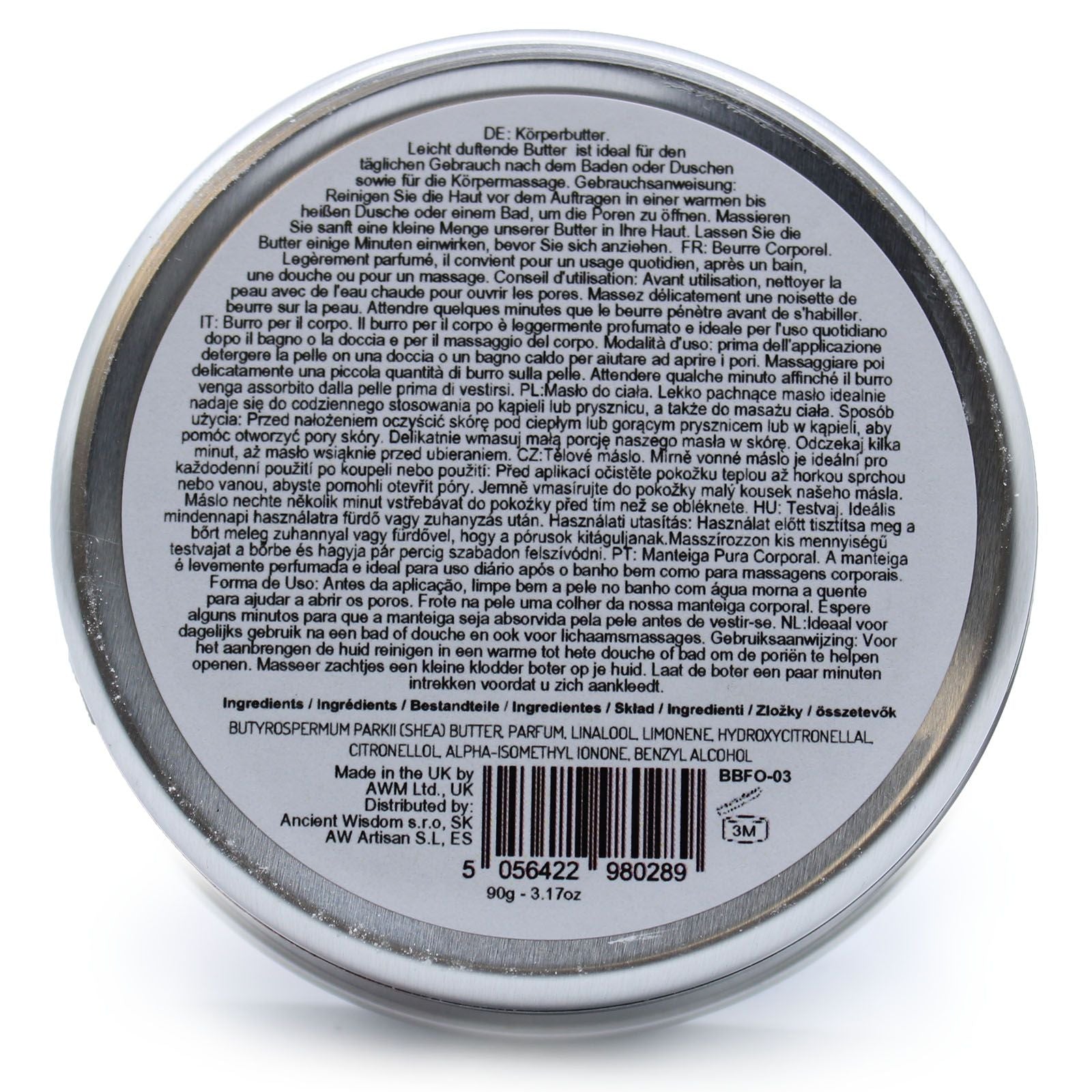 Scented Shea Body Butter 90g - Ravishing Orchid - Vivid Aromas UK