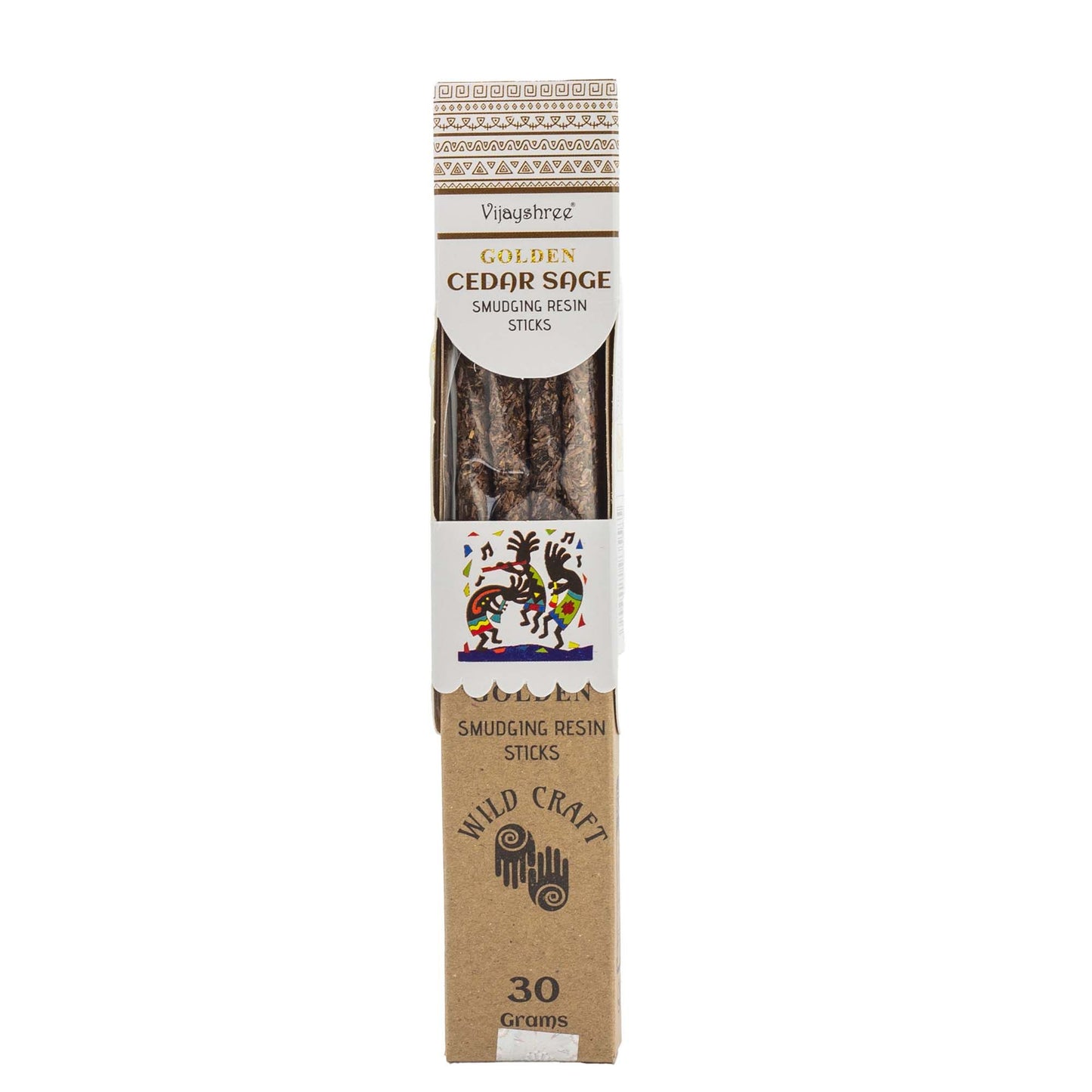 Golden Cedar Sage Smudging Resin Sticks – 30g - Vivid Aromas UK