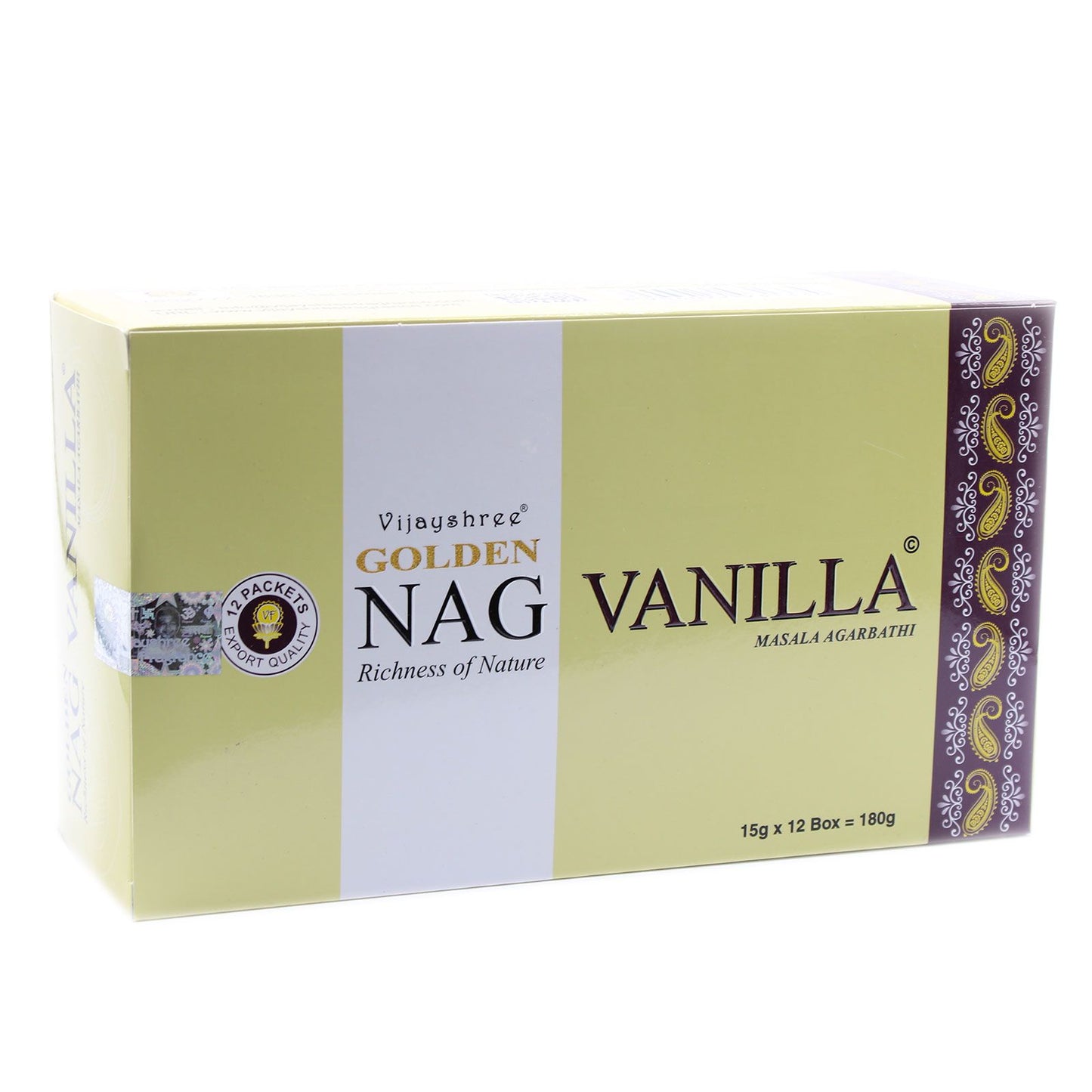 15g Golden Vanilla Incense - Vivid Aromas UK
