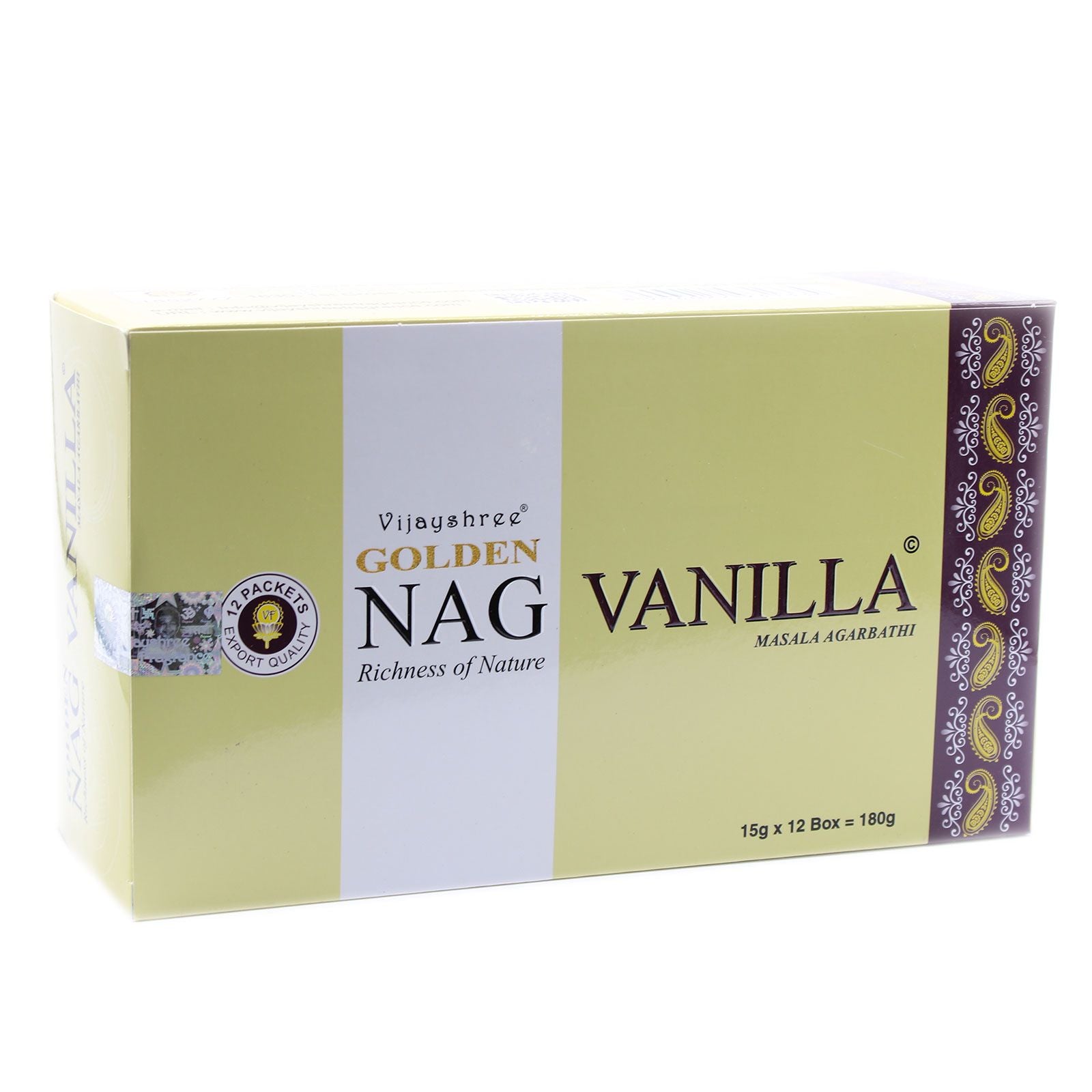 15g Golden Vanilla Incense - Vivid Aromas UK