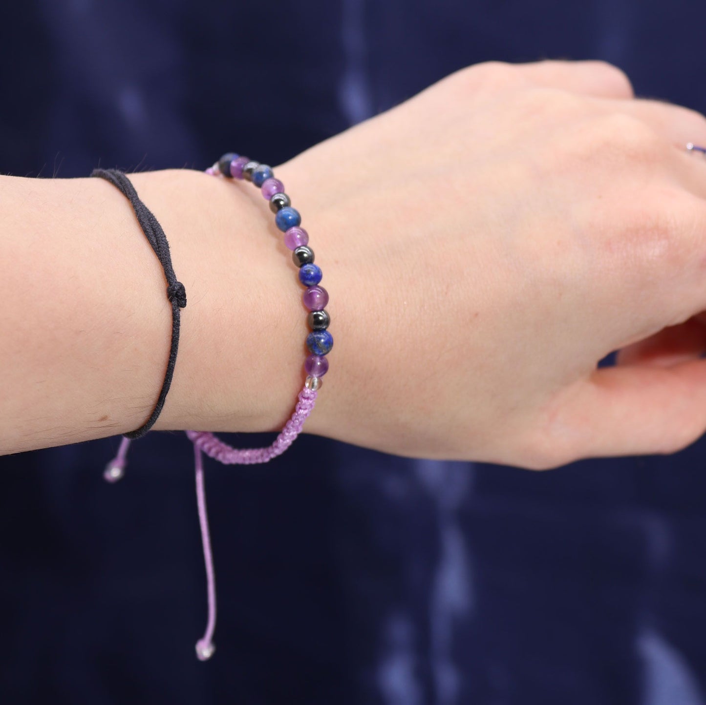 Zodiac Crystal Candle with Gemstone Bracelet - Aquarious - Vivid Aromas UK