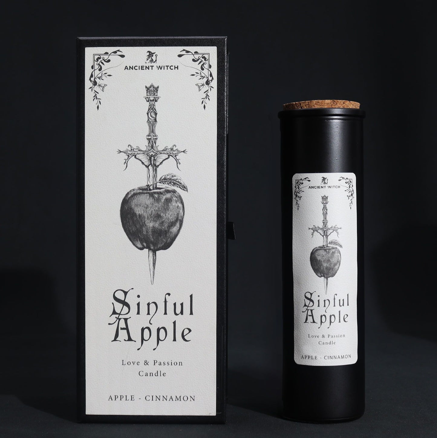 Ancient Witch Ritual Candles - Sinful Apple - Vivid Aromas UK