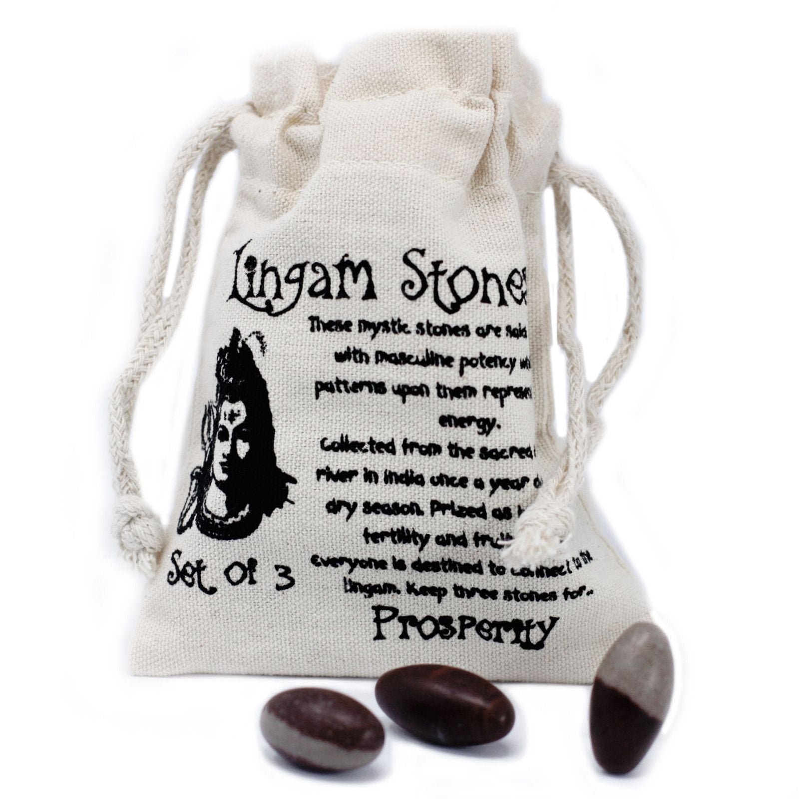 One Inch Lingam - 3 Stones - Vivid Aromas UK