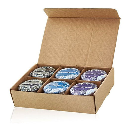 Art Tin Candle - Assorted Design - Romantic Garden - Tea & Rose - Vivid Aromas UK