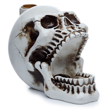 Skull with Open Mouth Backflow Incense Burner - Vivid Aromas UK