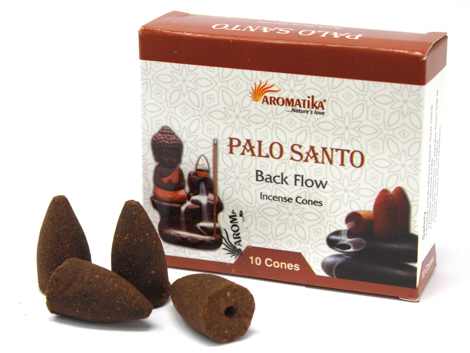 Aromatica Backflow Incense Cones - Palo Santo - Vivid Aromas UK
