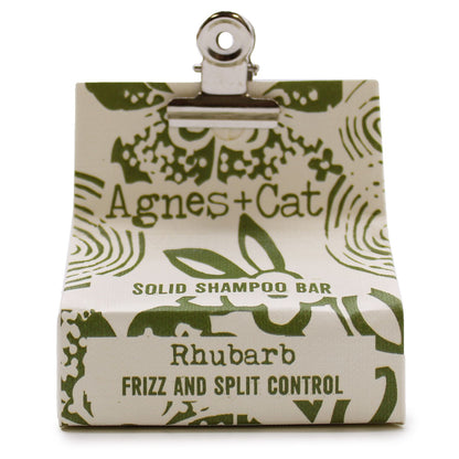 Agnes + Cat Rhubarb Solid Shampoo - Vivid Aromas UK