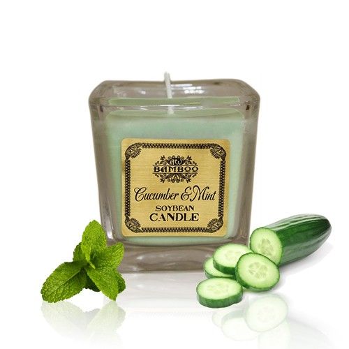 Soybean Jar Candles - Cucumber & Mint - Vivid Aromas UK