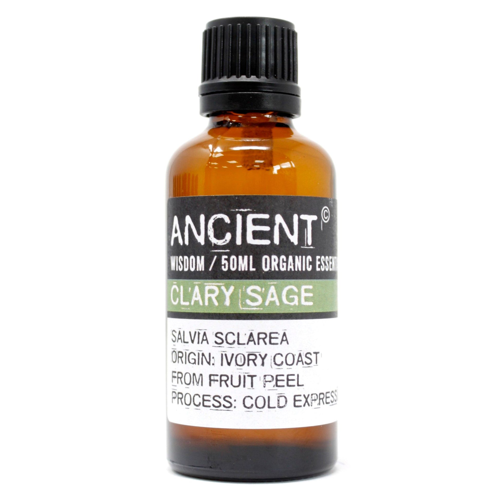 Clary Sage Organic Essential Oil 50ml - Vivid Aromas UK