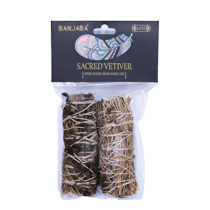 Banjara Smudge - Vetiver - Vivid Aromas UK