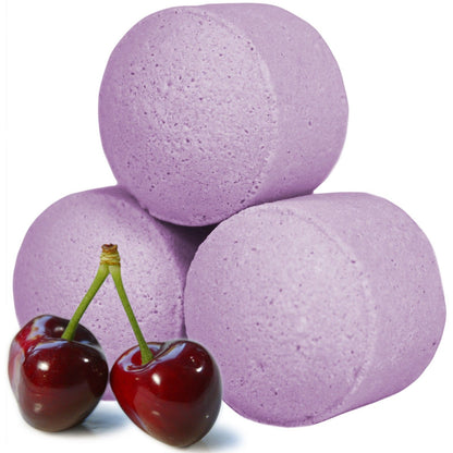 1.3Kg Box of Chill Pills (Mini Bath Bombs) - Black Cherry - Vivid Aromas UK
