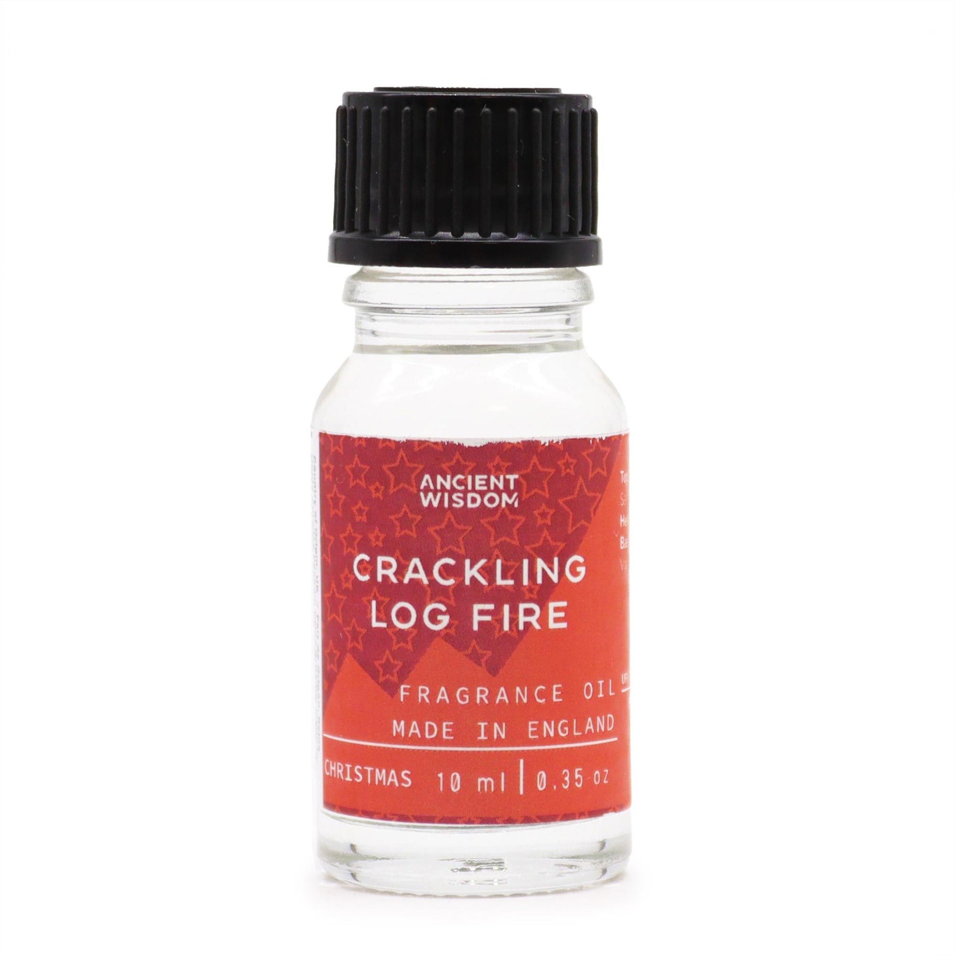 Crackling Log Fire Fragrance Oil 10ml - Vivid Aromas UK