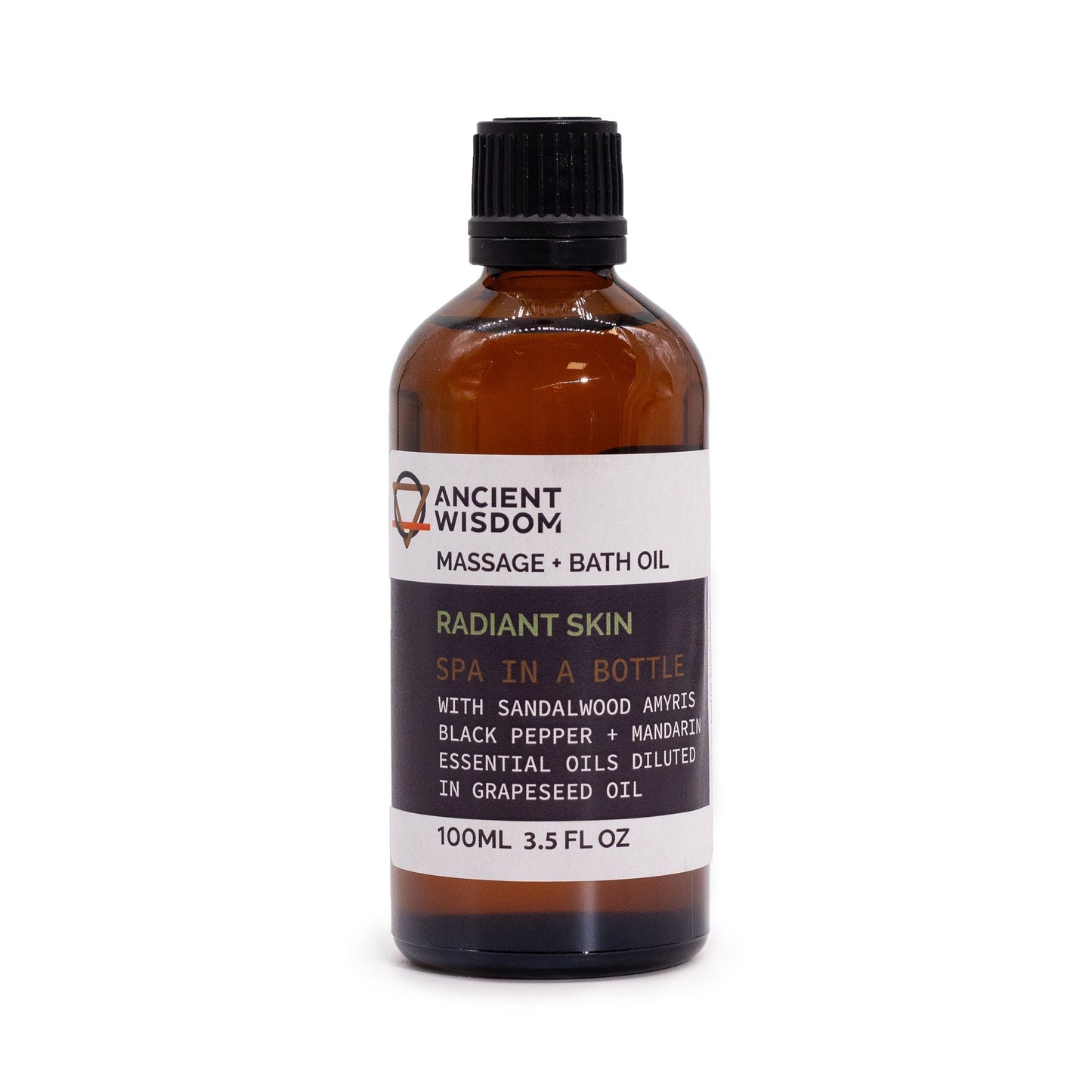 Radiant Skin Massage Oil - 100ml - Vivid Aromas UK